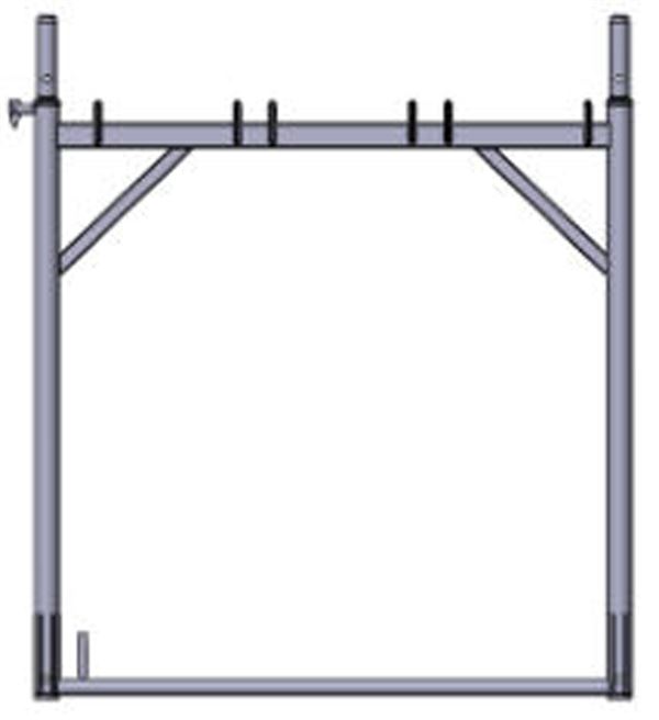 H-ram 1,0x1,10m, od čelika, pocinčani, ZSIGP0212